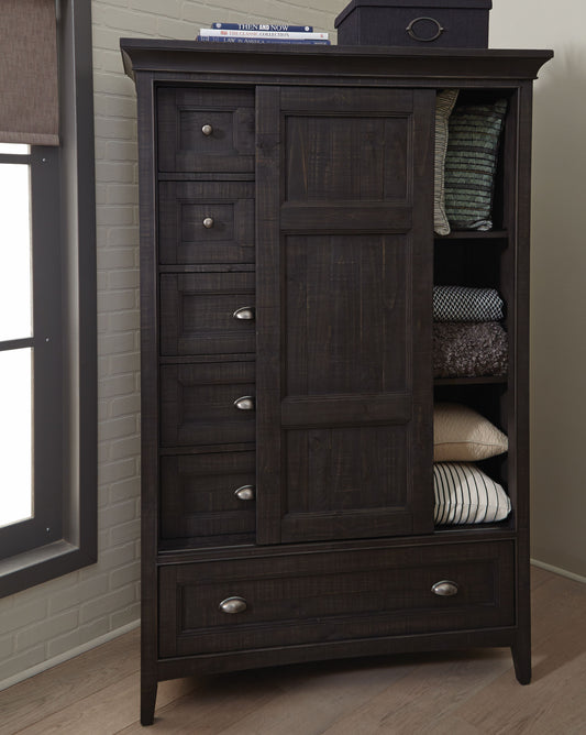 Westley Falls - Door Chest - Graphite - Premium Door Chests from Magnussen Furniture - Just $1899! Shop now at brett interiors