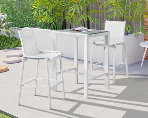 Nizuc - Outdoor Patio Square Bar Table - Premium Bar Tables from Meridian Furniture - Just $712.50! Shop now at brett interiors