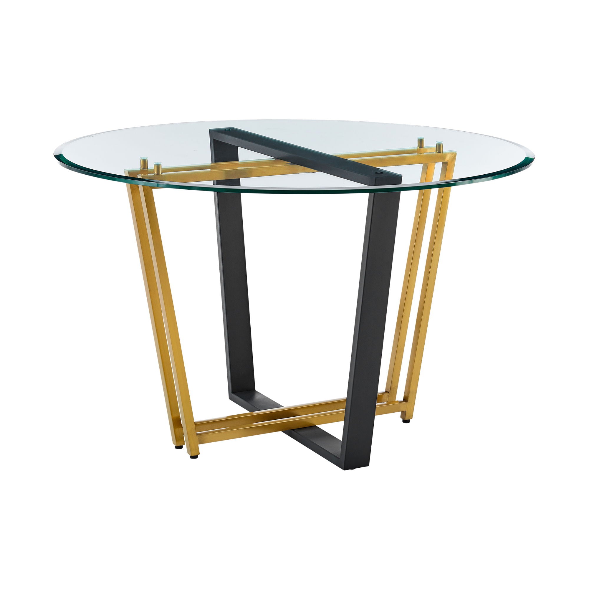 Devi - Round Dining Table - Premium Dining Tables from Armen Living - Just $1117.50! Shop now at brett interiors