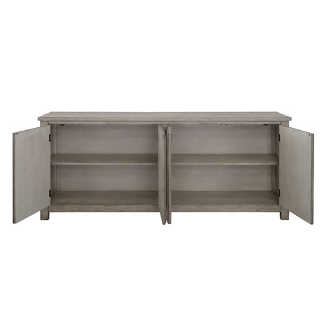 Spalding - Four Door Credenza - Gray - Premium Credenzas from Coast2Coast Home - Just $4950! Shop now at brett interiors