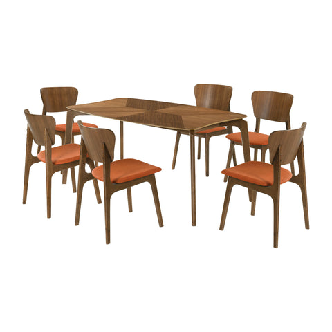 Kalia - Wood Dining Set - Premium 5 Piece Dining Room Sets from Armen Living - Just $1075! Shop now at brett interiors