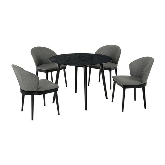 Arcadia - Dining Room Set - Premium 5 Piece Dining Room Sets from Armen Living - Just $877.50! Shop now at brett interiors