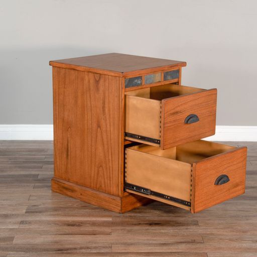 Sedona - Two Drawer File Cabnet - Light Brown - Premium Filing Cabinets from Sunny Designs - Just $482! Shop now at brett interiors