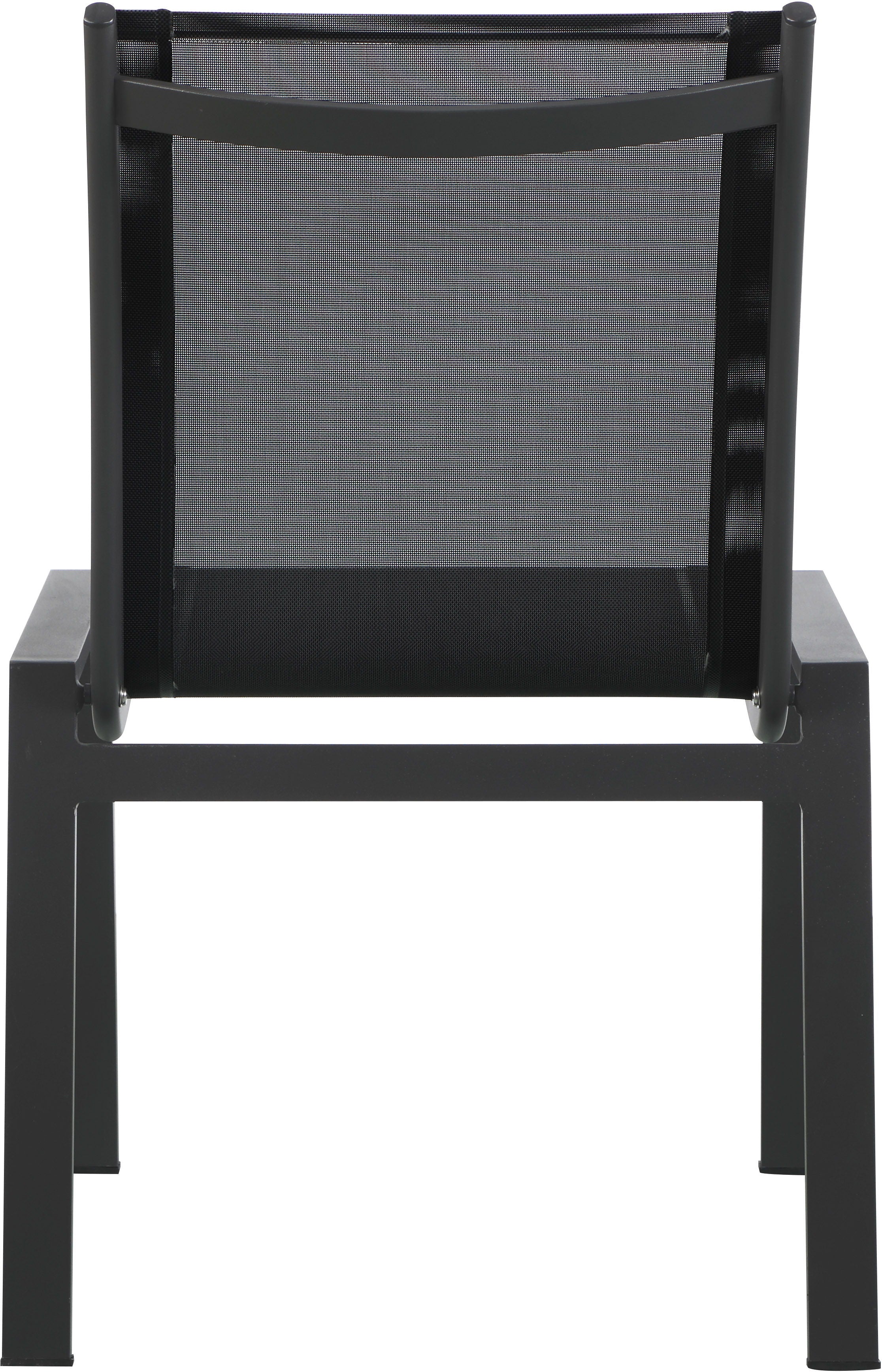 Nizuc - Outdoor Patio Dining Chair (Set of 2) - Black - Premium Chair Sets from Meridian Furniture - Just $750! Shop now at brett interiors