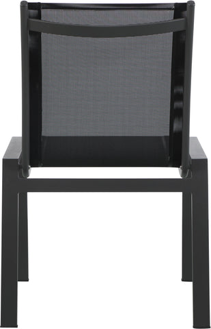 Nizuc - Outdoor Patio Dining Chair (Set of 2) - Black - Premium Chair Sets from Meridian Furniture - Just $750! Shop now at brett interiors