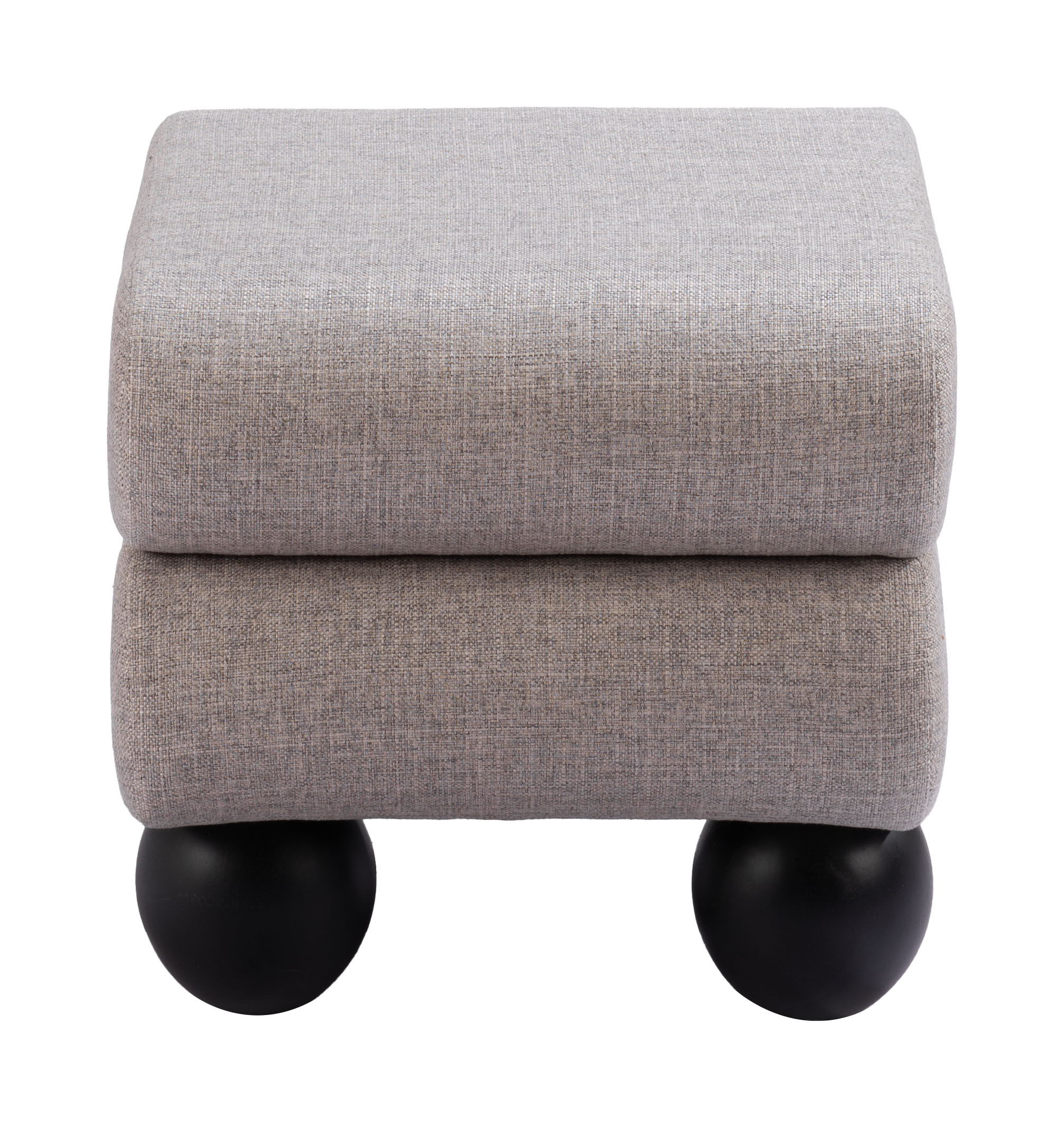 Davao - Ottoman - Gray - Premium Upholstered Ottomans from Zuo Modern - Just $1250! Shop now at brett interiors