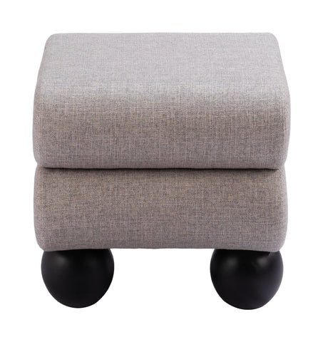 Davao - Ottoman - Gray - Premium Upholstered Ottomans from Zuo Modern - Just $1250! Shop now at brett interiors