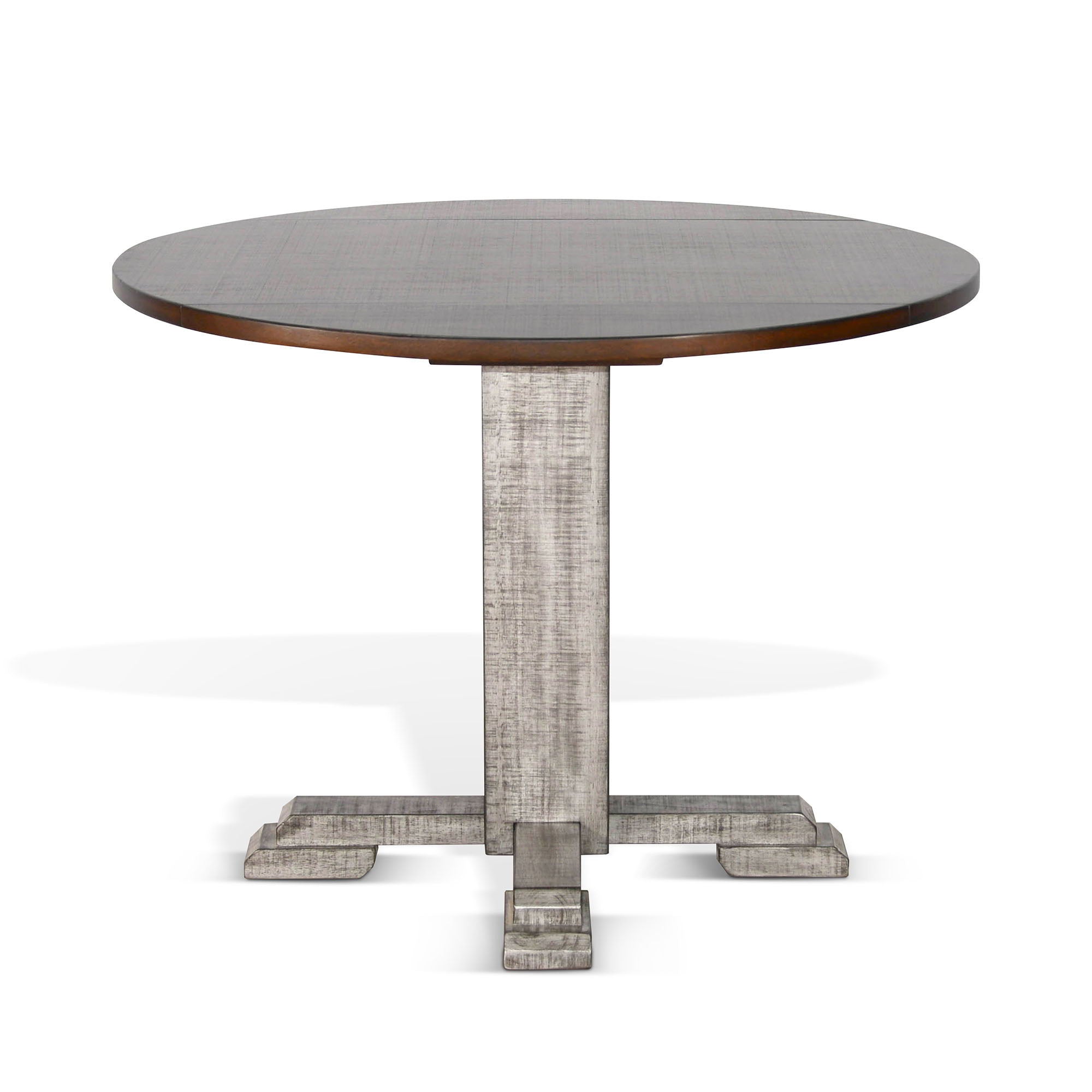 Homestead Hills - Drop Leaf Table - Tobacco Leaf / Alpine Grey - Premium Dining Tables from Sunny Designs - Just $427! Shop now at brett interiors