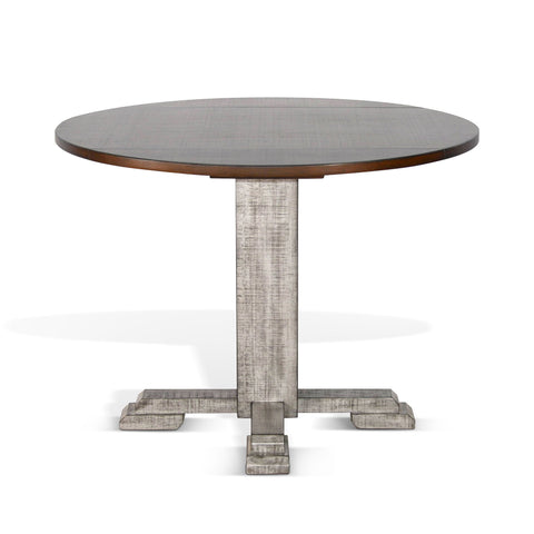 Homestead Hills - Table Base Only - Tobacco Leaf / Alpine Grey - Premium Table Bases from Sunny Designs - Just $130! Shop now at brett interiors