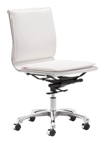 Lider Plus - Armless Office Chair - Premium Swivel Chairs from Zuo Modern - Just $900! Shop now at brett interiors