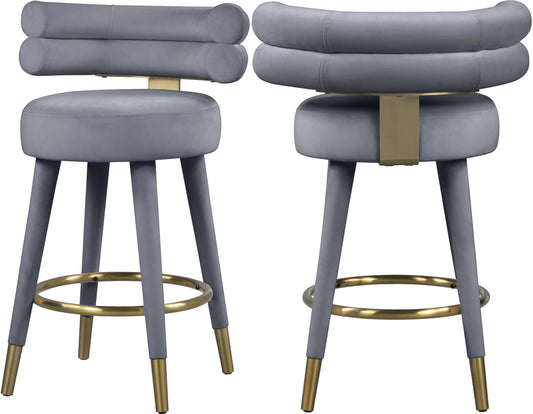 Fitzroy - Counter Stool (Set of 2) - Premium Stool Sets from Meridian Furniture - Just $975! Shop now at brett interiors