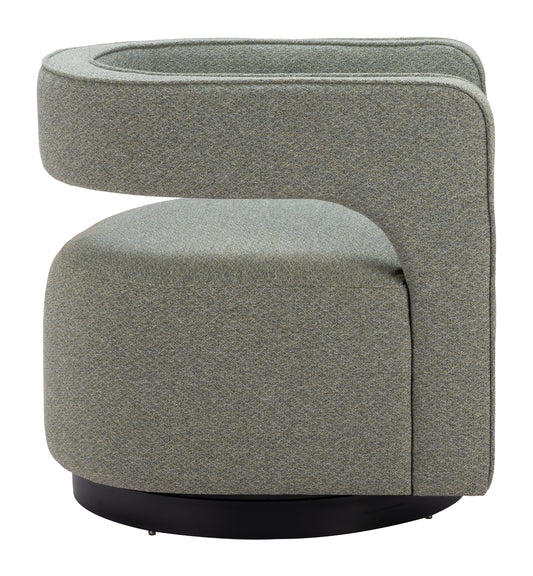 Turku - Swivel Chair - Sage Green - Premium Swivel Chairs from Zuo Modern - Just $2175! Shop now at brett interiors