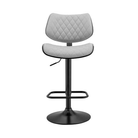 Leland - Adjustable Bar Stool - Premium Adjustable Height from Armen Living - Just $250! Shop now at brett interiors