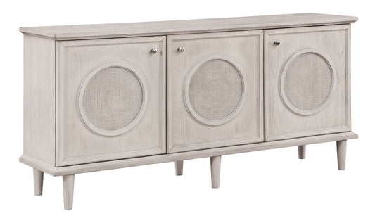 Palias - Three Door Credenza - White - Premium Credenzas from Coast2Coast Home - Just $3135! Shop now at brett interiors