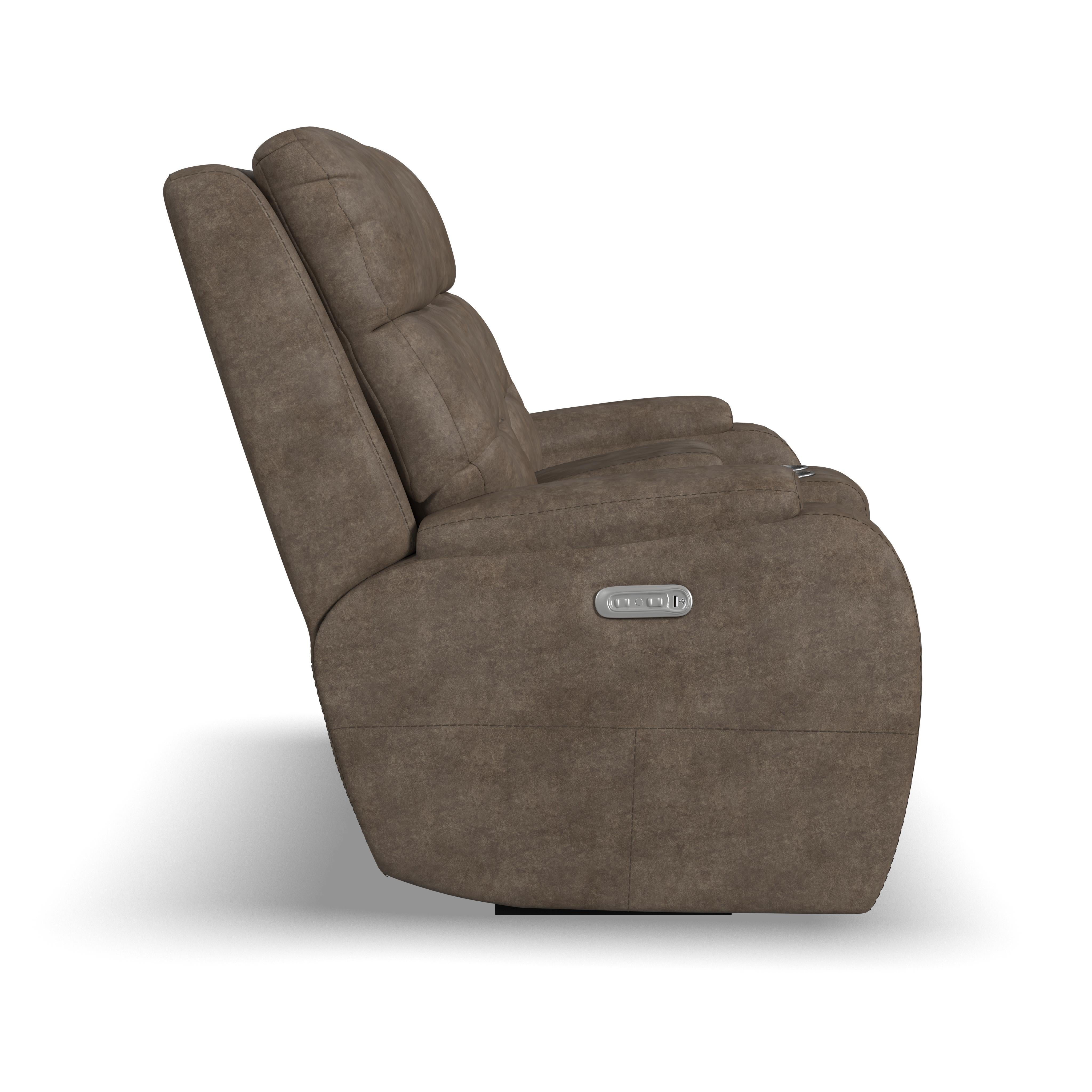 Strait - Power Reclining Loveseat - Premium Reclining Loveseats from Flexsteel - Just $3250! Shop now at brett interiors