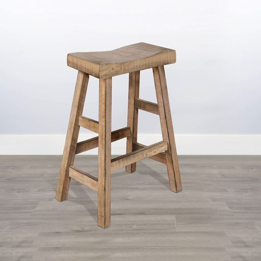 Marina - Stool With Wood Seat - Premium Counter Height (24"-27") from Sunny Designs - Just $112! Shop now at brett interiors