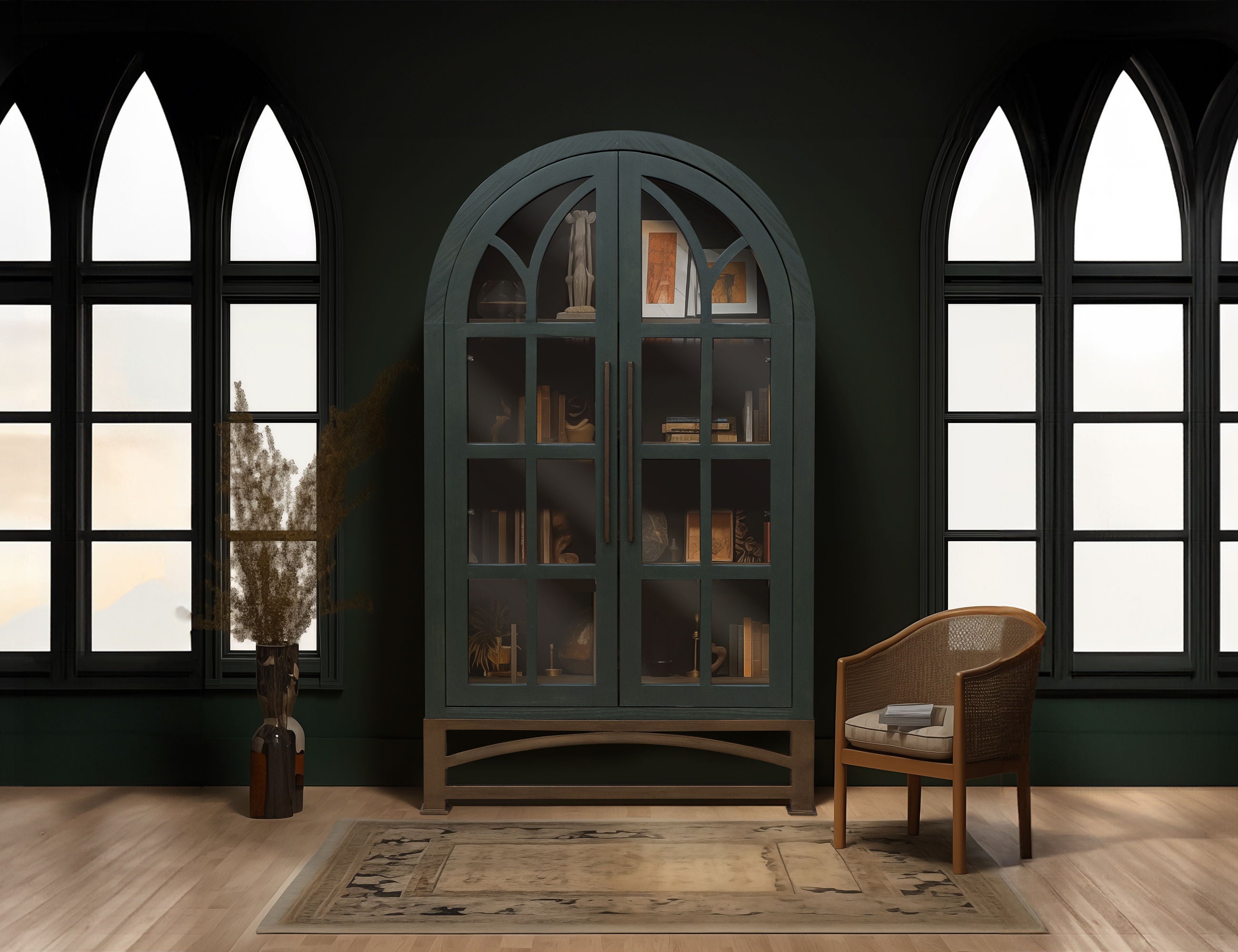 Obsidian - Cabinet - Premium Accent Cabinets from International Furniture Direct - Just $1347.50! Shop now at brett interiors