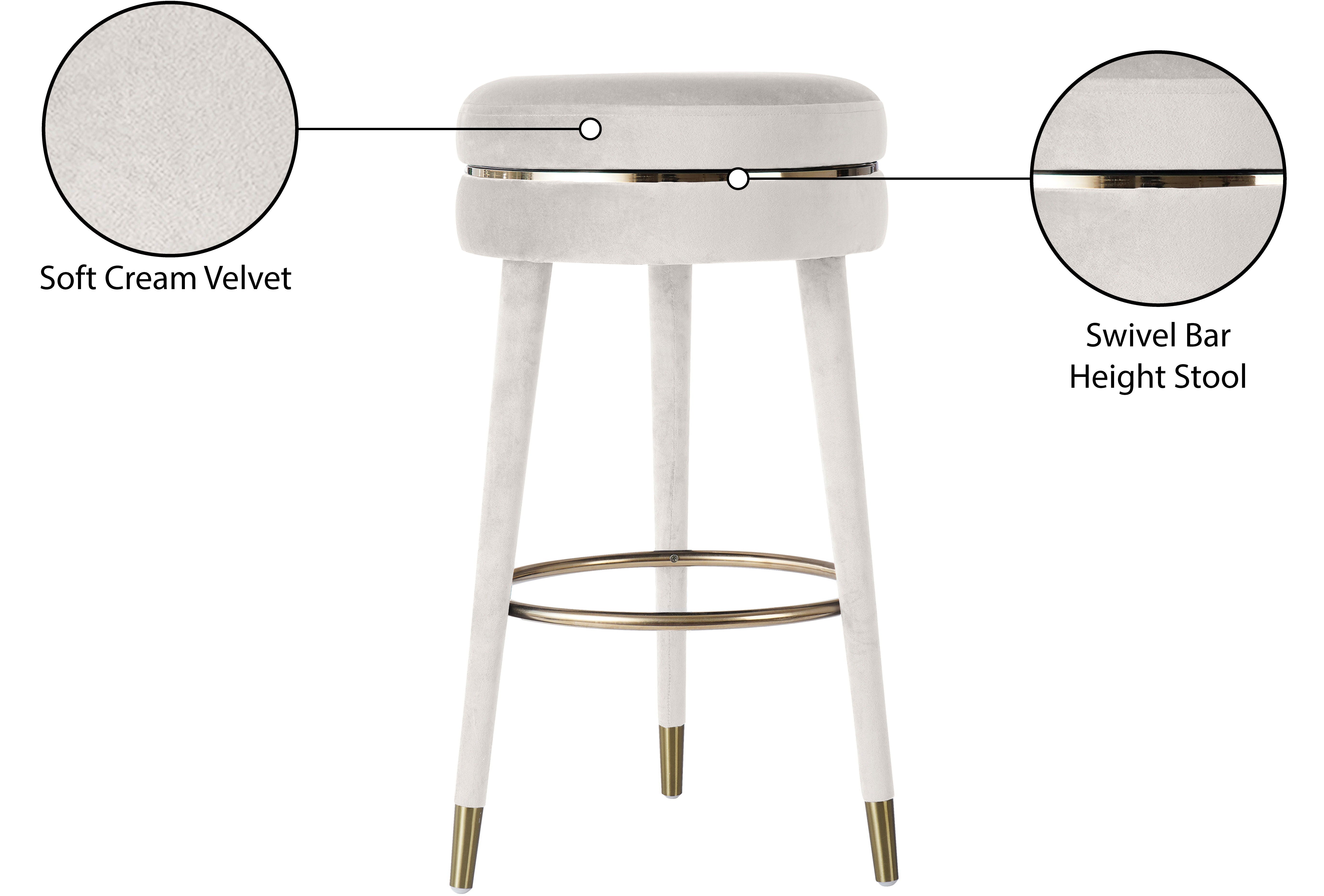 Coral - Bar Stool - Premium Bar Height (28"-30") from Meridian Furniture - Just $362.50! Shop now at brett interiors