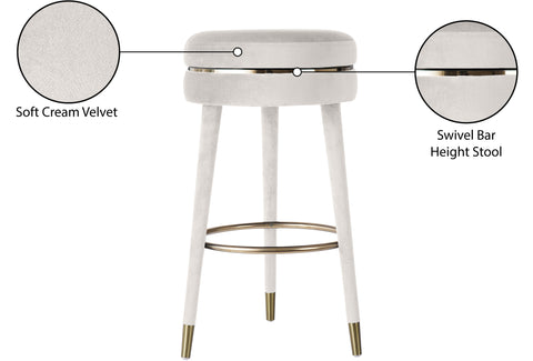 Coral - Bar Stool - Premium Bar Height (28"-30") from Meridian Furniture - Just $362.50! Shop now at brett interiors