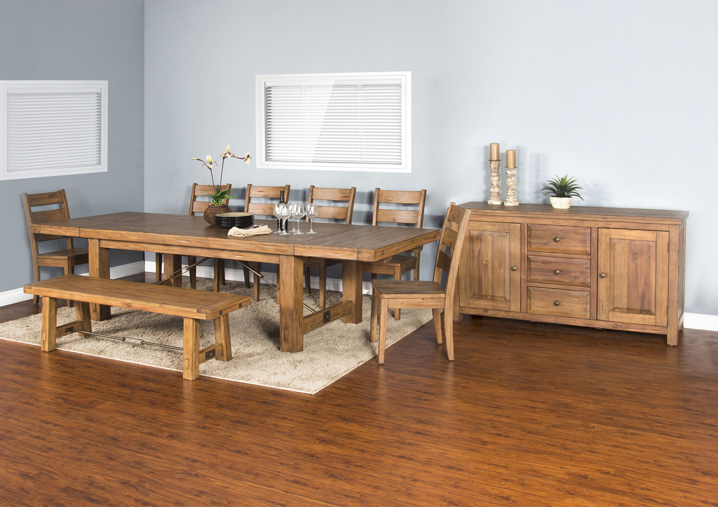 Sierra - Dry Leaf Bench - Light Brown - Premium Dining Benches from Sunny Designs - Just $368! Shop now at brett interiors