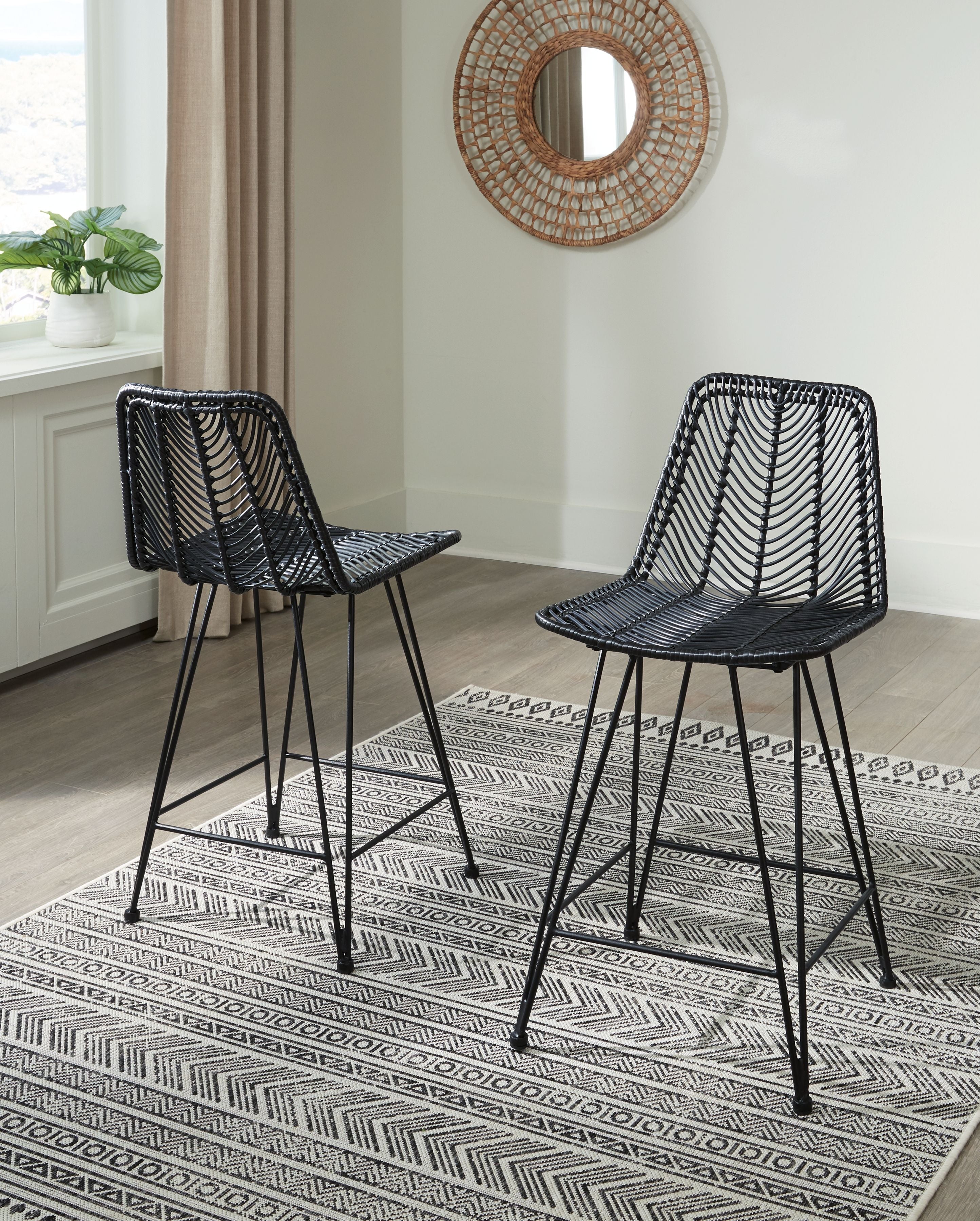 Angentree - Barstool (Set of 2) - Premium Stool Sets from Signature Design by Ashley® - Just $444.70! Shop now at brett interiors