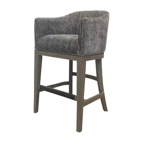 Pure Modern Dining - Upholstered Swivel Barstool - Moonstone - Premium Bar Height (28"-30") from Parker House - Just $500! Shop now at brett interiors