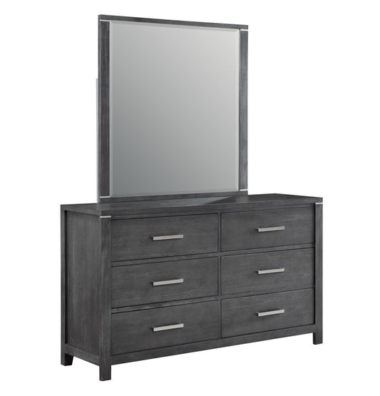 Odessa - Mirror - Charcoal - Premium Bedroom Mirrors from New Classic - Just $137.50! Shop now at brett interiors