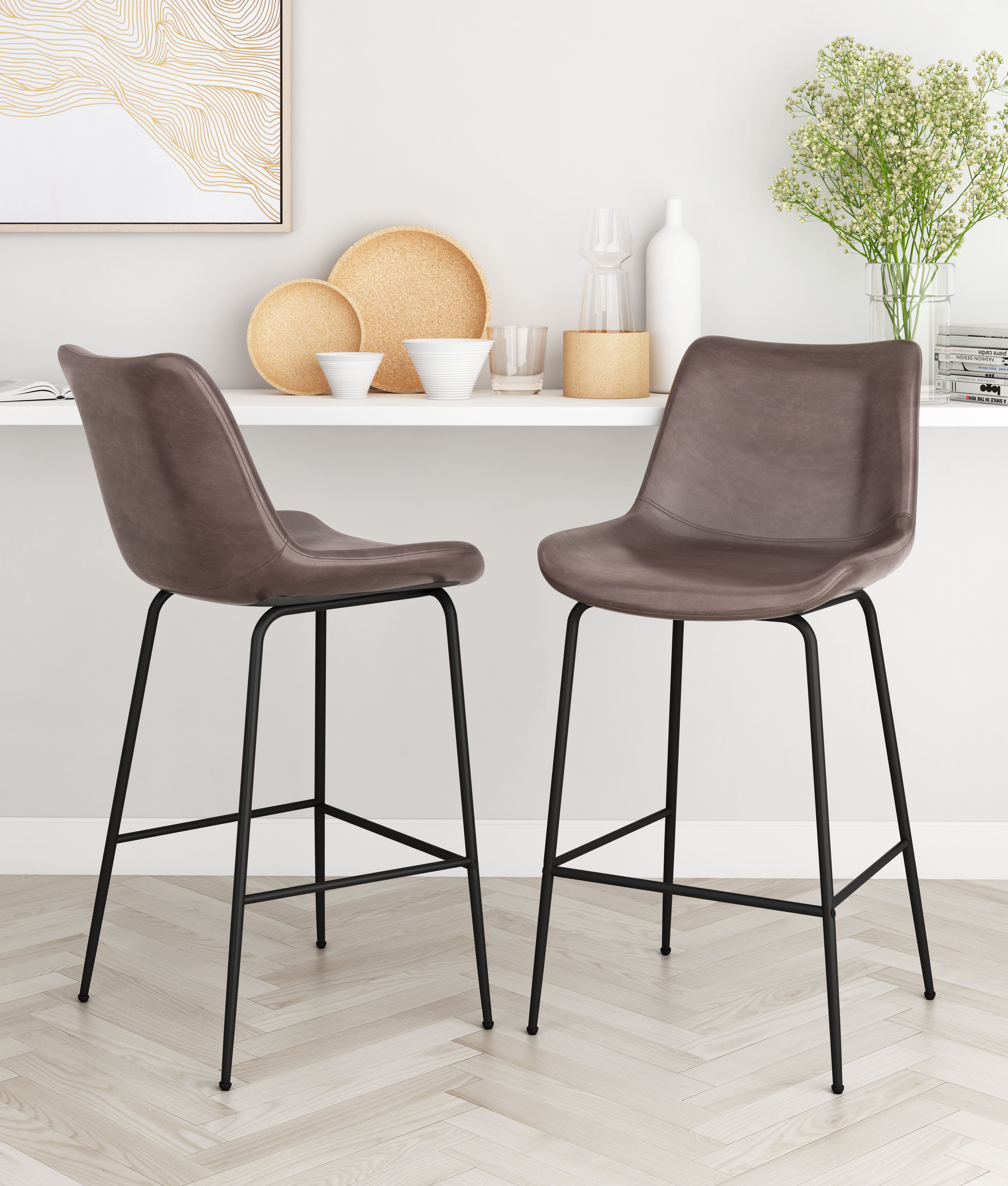 Byron - Chair - Premium Bar Chairs from Zuo Modern - Just $425! Shop now at brett interiors