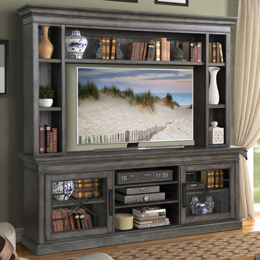 Sundance - Console with Hutch - Premium Entertainment Centers from Parker House - Just $2297.50! Shop now at brett interiors