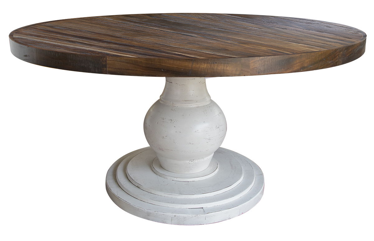 Rock Valley - Dining Table Round - Dark Brown - Premium Dining Tables from International Furniture Direct - Just $1482.50! Shop now at brett interiors