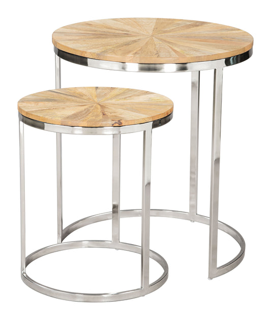 Bari - Coffee Table Set - Natural - Premium Nesting Tables from Zuo Modern - Just $750! Shop now at brett interiors