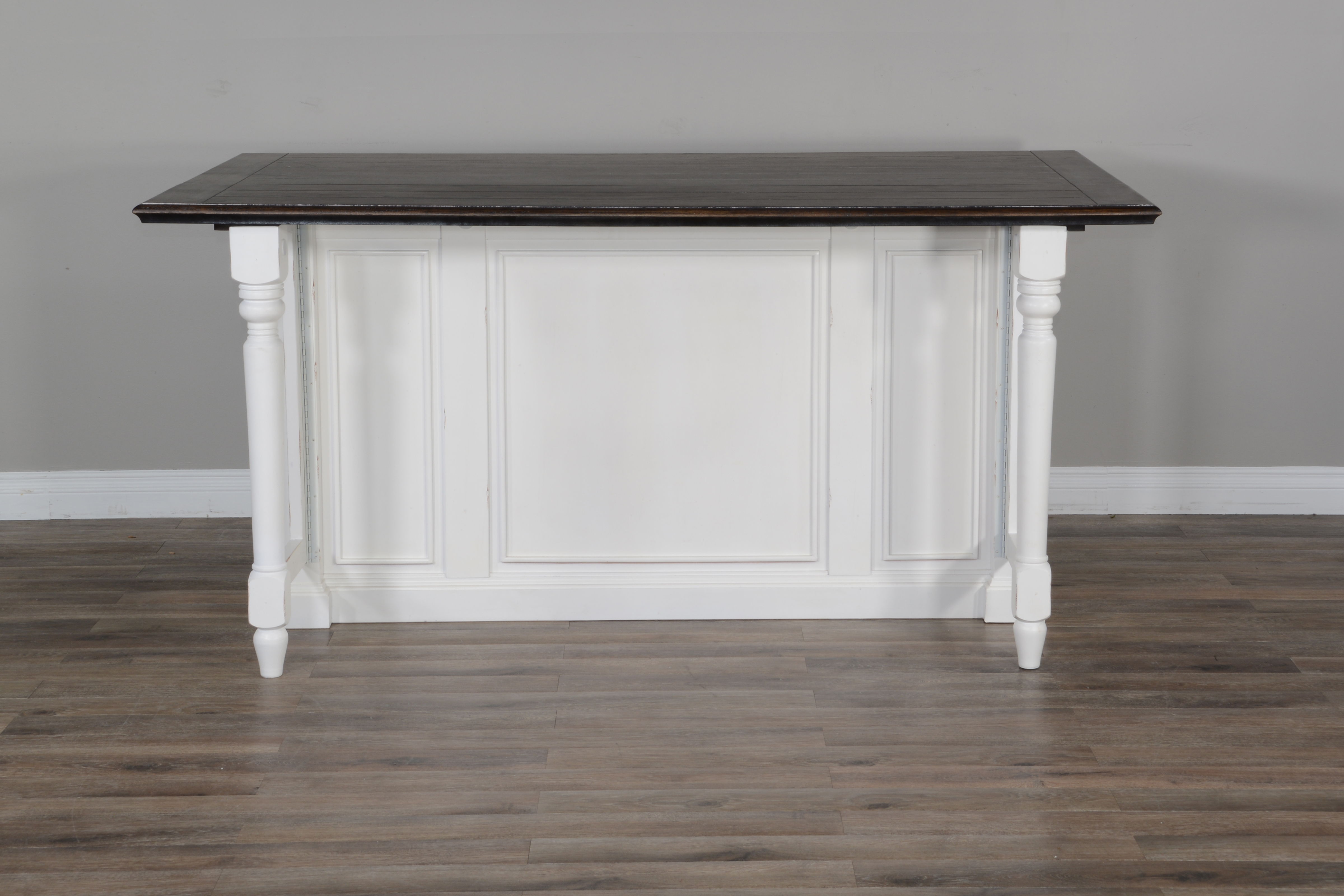 Carriage House - Kitchen Island - White / Dark Brown - Premium Islands & Carts from Sunny Designs - Just $1561! Shop now at brett interiors