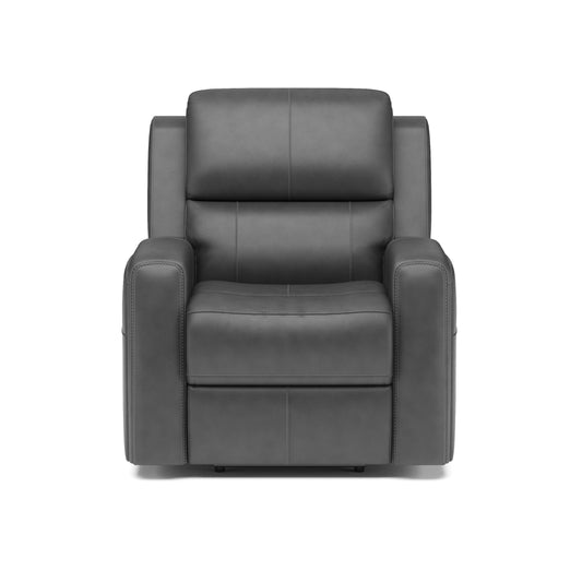 Linden - Power Recliner with Power Headrest & Lumbar - Premium Reclining Chairs from Flexsteel - Just $2187.50! Shop now at brett interiors