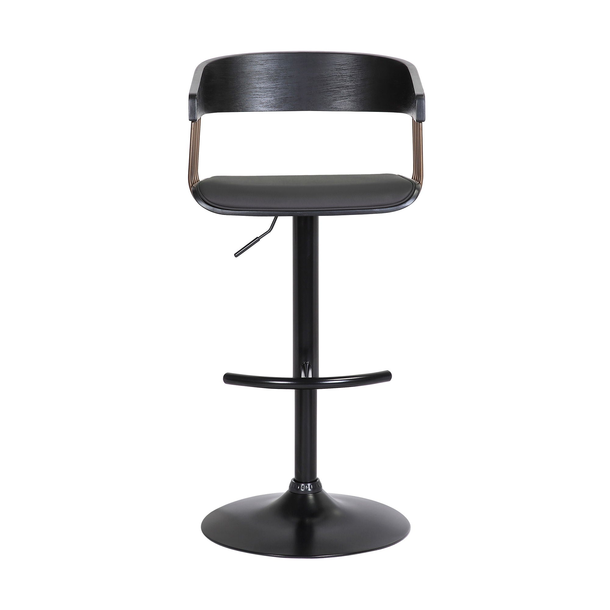 Larisa - Adjustable Wood Bar Stool - Premium Adjustable Height from Armen Living - Just $255! Shop now at brett interiors