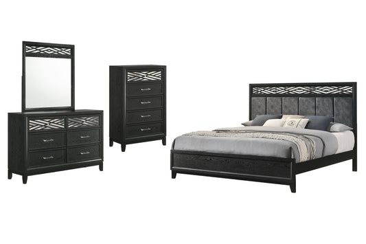 Obsidian - Bedroom Set - Premium 4 Piece Bedroom Sets from New Classic - Just $1372.50! Shop now at brett interiors