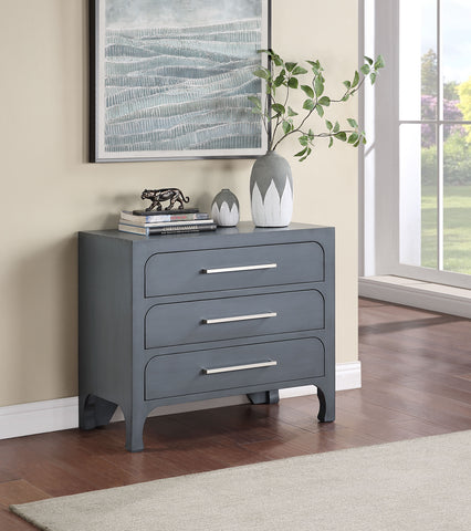 Chelsea - Three Drawer Accent Chest - Burnished Gray - Premium Accent Chests from Coast2Coast Home - Just $2062.50! Shop now at brett interiors