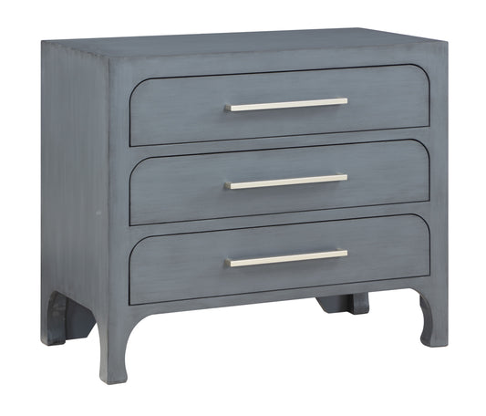 Chelsea - Three Drawer Accent Chest - Burnished Gray - Premium Accent Chests from Coast2Coast Home - Just $2062.50! Shop now at brett interiors