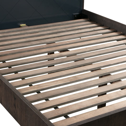 Cross - Platform Bed Frame - Premium Platform Beds from Armen Living - Just $1215! Shop now at brett interiors