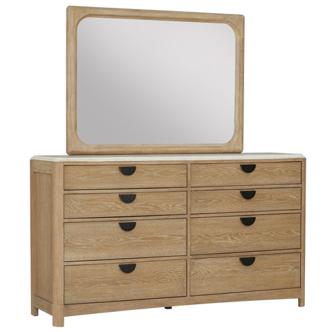 Escape - Bedroom 8 Drawer Dresser And Mirror - Glazed Natural Oak - Premium Dresser & Mirror from Parker House - Just $1620! Shop now at brett interiors