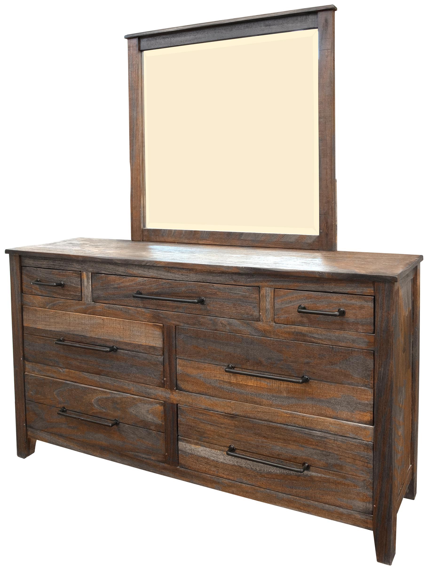 San Luis - Dresser - Deep Brown / Warm Gray Finish - Premium Dressers from International Furniture Direct - Just $1370! Shop now at brett interiors