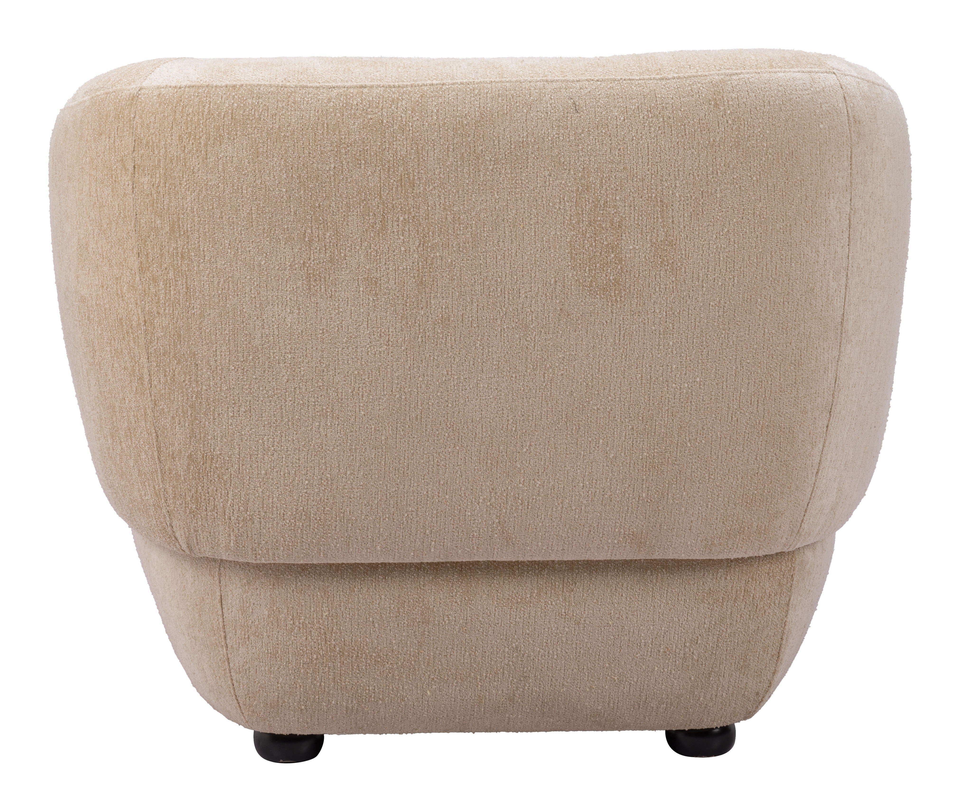 Bekker - Accent Chair - Golden Beige - Premium Accent Chairs from Zuo Modern - Just $2600! Shop now at brett interiors