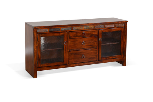 Santa Fe - 60" TV Console - Dark Brown - Premium TV Stands from Sunny Designs - Just $1022! Shop now at brett interiors