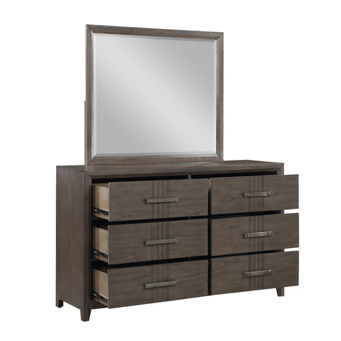 Landon - Dresser - Walnut - Premium Dressers from New Classic - Just $775! Shop now at brett interiors