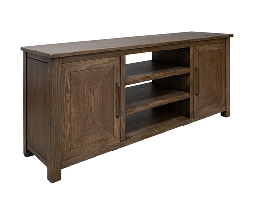 Novus lodge - 2 Doors TV Stand - Walnut Brown - Premium TV Stands from International Furniture Direct - Just $1147.50! Shop now at brett interiors