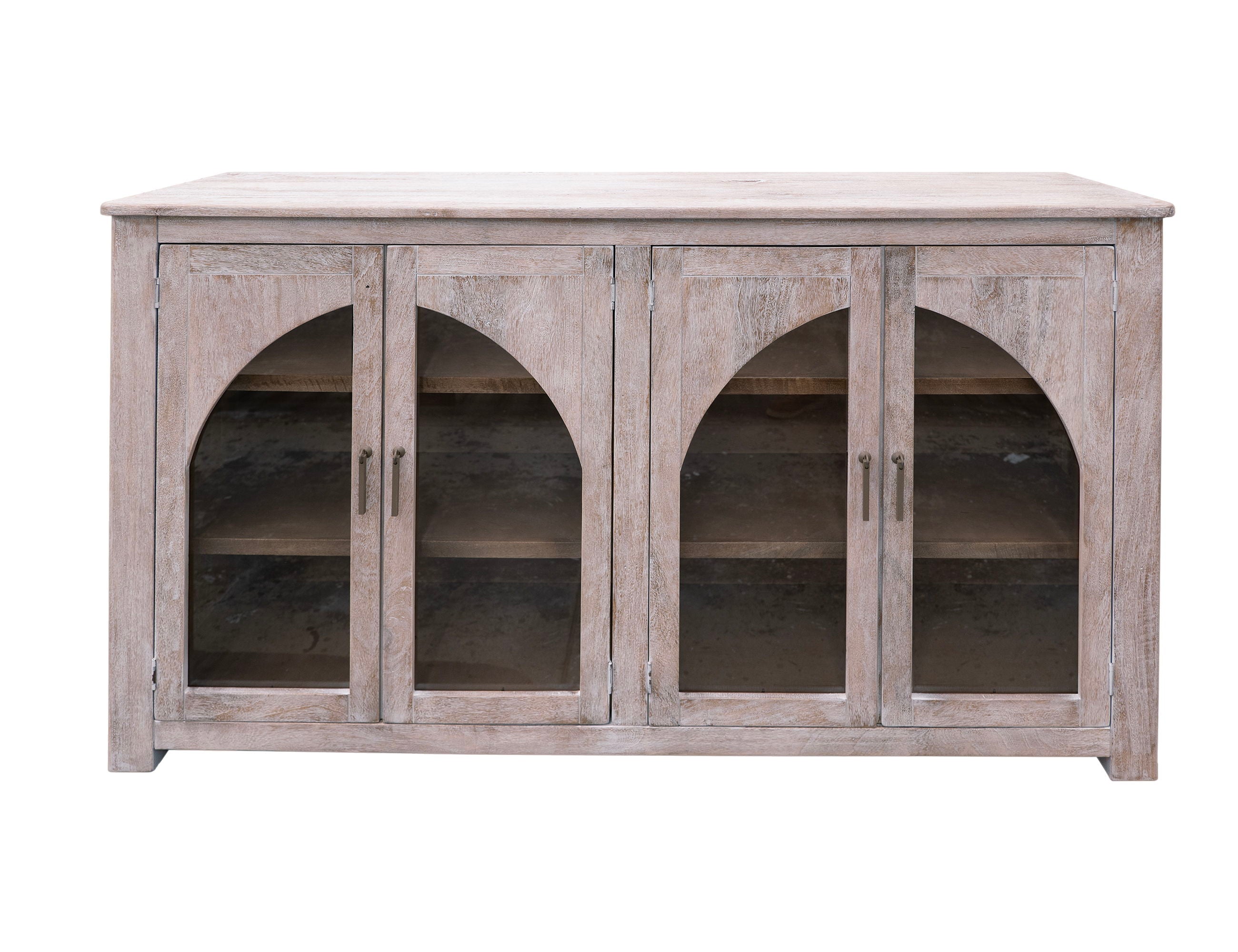 Santa Monica - Console - White Wash - Premium TV Stands from International Furniture Direct - Just $1247.50! Shop now at brett interiors