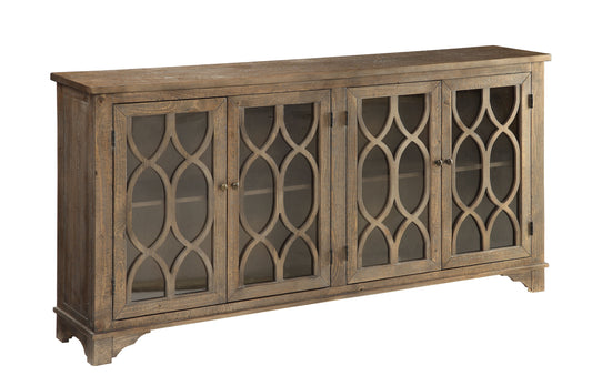 Brody - Four Door Credenza - Cayhill Distressed Brown - Premium Credenzas from Coast2Coast Home - Just $4125! Shop now at brett interiors