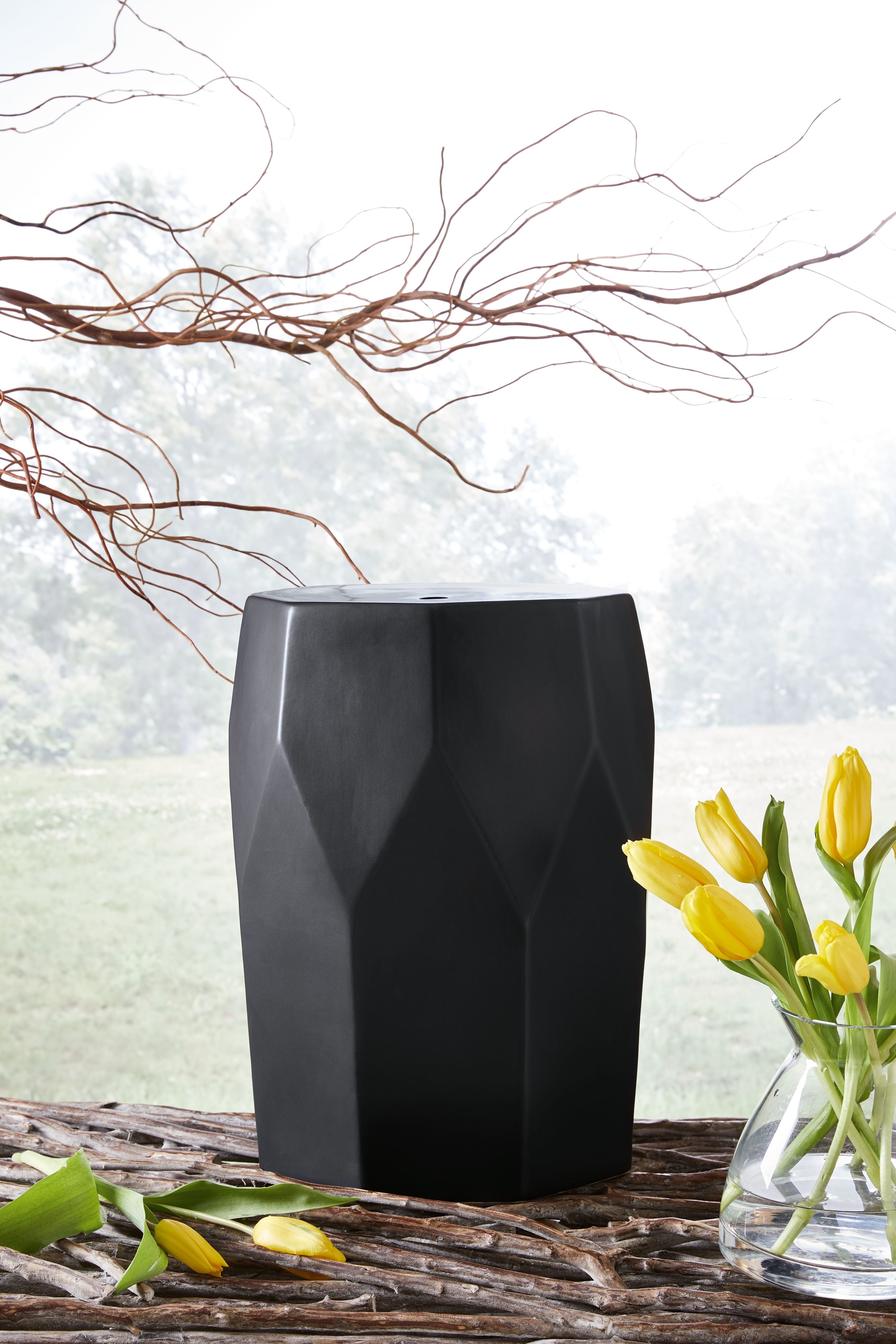 Rhysworth - Black - Stool - Premium Accent Stools from Signature Design by Ashley® - Just $202.50! Shop now at brett interiors