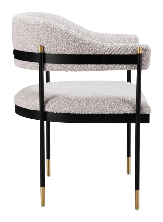 Zadar - Dining Chair - Misty Gray - Premium Arm Chairs from Zuo Modern - Just $1300! Shop now at brett interiors