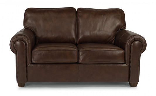 Carson - Loveseat - Nailhead Trim - Premium Stationary Loveseats from Flexsteel - Just $2500! Shop now at brett interiors