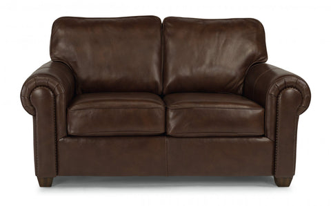 Carson - Loveseat - Nailhead Trim - Premium Stationary Loveseats from Flexsteel - Just $2500! Shop now at brett interiors